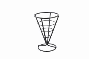 Stojak na frytki  czarny | Stalgast