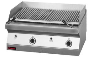 Lawa grill 800 mm 14kW | Kromet