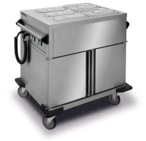 Bemar jezdny z szafkami ogrzewanymi 2x GN 1/1 | Lozamet