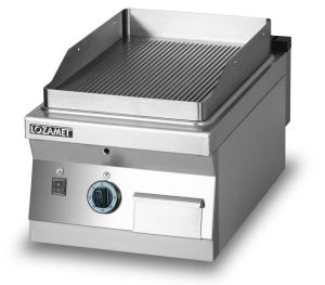Grill płytowy gazowy - płyta ryflowana 400 mm | Lozamet