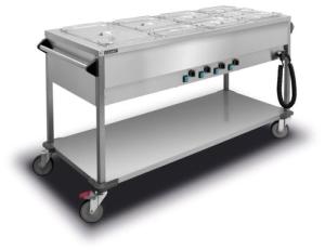 Bemar jezdny niezależnie ogrzewany 4x GN 1/1 | Lozamet