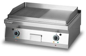 Grill płytowy elektryczny - płyta 1/2ryflowana + 1/2 gładka | Lozamet