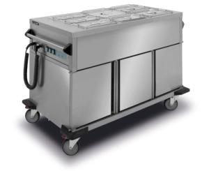 Bemar jezdny z szafkami neutralnymi 3x GN 1/1 | Lozamet