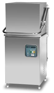 Zmywarka kapturowa do naczyń stołowych z pompą spustową wody, podnoszona ręcznie | Lozamet