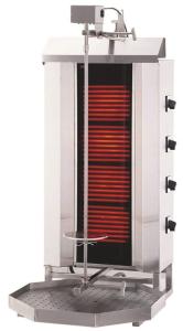 Gyros | opiekacz elektryczny do kebaba | 4 palniki | wsad 60kg KLG231 | Resto Quality