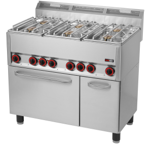 Kuchnia gazowa z elektr. piekarnikiem SPT 90 GLS | Red Fox