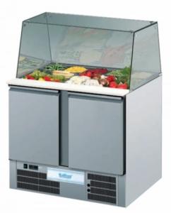 Saladetta z nadstawą szklaną GN 1/1 | Rilling - Krosno Metal