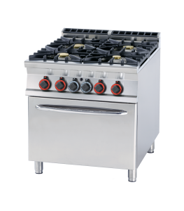 Kuchnia gazowa z piekarnikiem CF4 - 98 G | RM Gastro