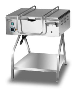 Patelnia elektryczna przechylna – misa żeliwna | Lozamet