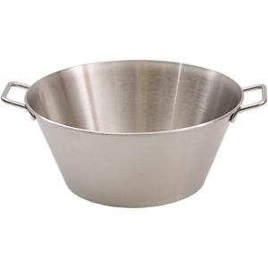Wanna  miska stalowa z uchwytami  O 400 mm  V 14 5 l | Stalgast