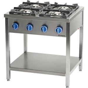 Kuchnia gazowa  4-palnikowa  900 mm  24.0 kW  G20 | Stalgast PROMOCJA