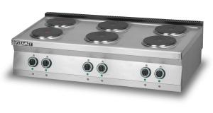 Kuchnia elektryczna 6-płytowa 6x2,6 kW | Lozamet