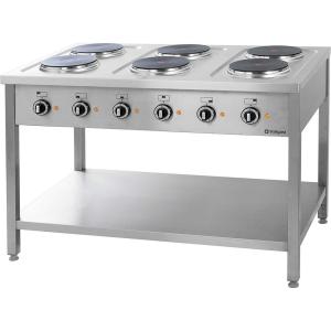 Kuchnia elektryczna 6-płytowa 15.6 kW | STALGAST