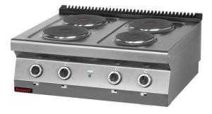 Kuchnia elektryczna 4 płyty okrągłe 4x2,6kW | Kromet