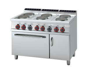 Kuchnia elektryczna z piekarnikiem CFV6 - 712 ETV | RM Gastro