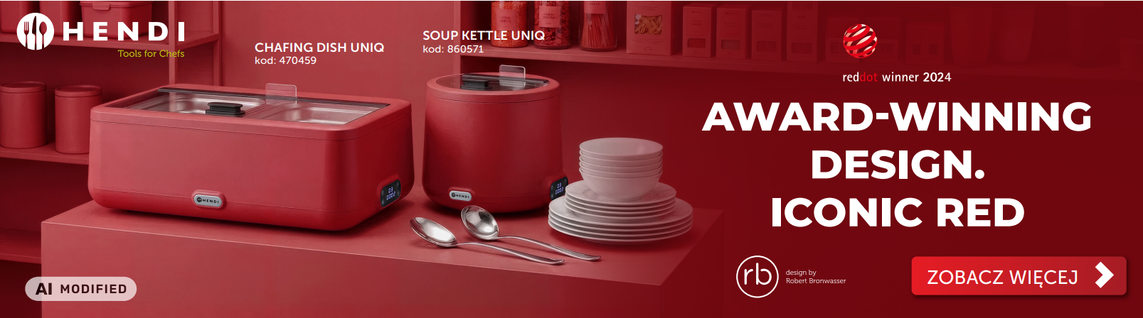 AWARD-WINNING DESIGN. ICONIC RED